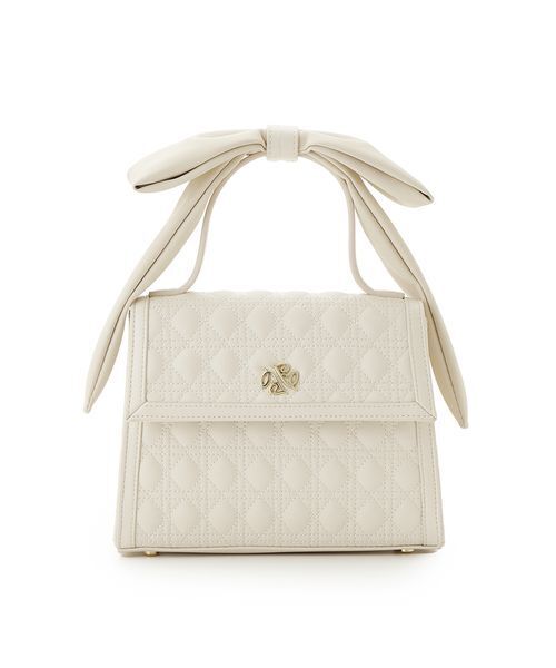 FRAY I.D（フレイアイディー）の「【WEB限定】リボンハンドルバッグ（ハンドバッグ・レディース・ベージュ/ホワイト/ブラック・F）」の22枚目の写真