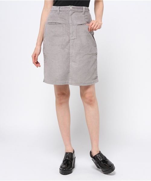 Kastane(カスタネ)の「コーデュロイ台形SK(スカート・レディース・ライトベージュ/ベージュ/グレー・FREE)」の5枚目の写真