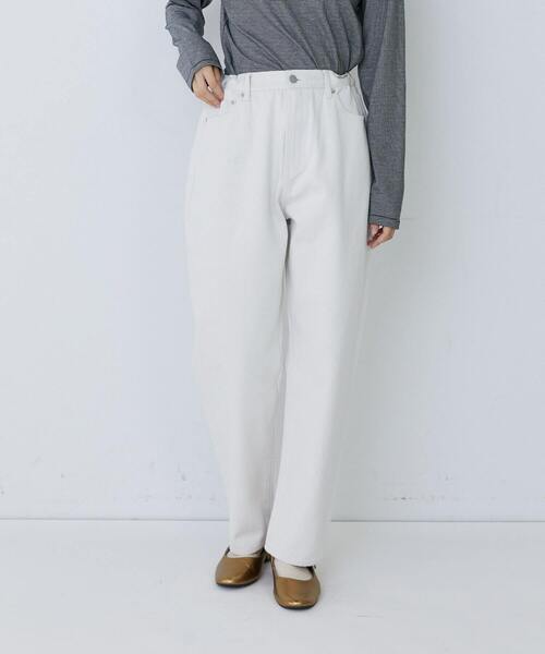 conges payes ADIEU TRISTESSE(コンジェ ペイエ アデュートリステス)の「【FAVE】5ポケットパンツ(その他パンツ・レディース・キナリ/ピンク/インディゴブルー/ブラック・40/38)」の12枚目の写真