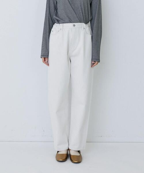 conges payes ADIEU TRISTESSE(コンジェ ペイエ アデュートリステス)の「【FAVE】5ポケットパンツ(その他パンツ・レディース・キナリ/ピンク/インディゴブルー/ブラック・40/38)」の11枚目の写真