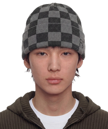 UNDERCONTROL（アンダーコントロール）の「ウィンター チェック ビーニー / チェッカーボード / ダークスモッグ（ニットキャップ/ビーニー）」