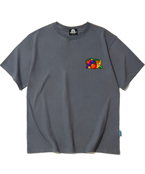 TRIPSHION(トリップション)の「ASSORTED FRUITS グラフィックTシャツ - グレー(Tシャツ/カットソー・メンズ・その他・LARGE/MEDIUM/X-LARGE)」の2枚目の写真