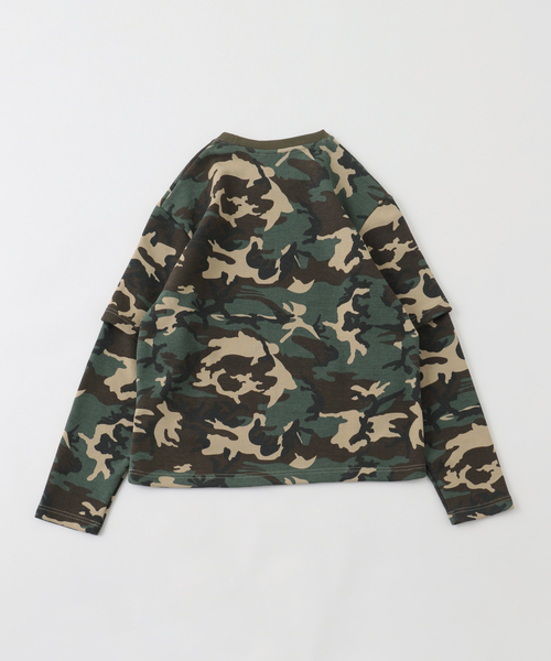 AFB(エーエフビー)の「AFB / エーエフビー THERMAL LAYERD LS TEE(Tシャツ/カットソー・メンズ・カーキ/ホワイト・MEDIUM/LARGE)」の3枚目の写真