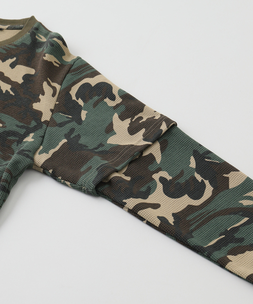 AFB(エーエフビー)の「AFB / エーエフビー THERMAL LAYERD LS TEE(Tシャツ/カットソー・メンズ・カーキ/ホワイト・MEDIUM/LARGE)」の4枚目の写真