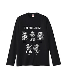 PIXEL KIDZ LONGSLEEVE T-SHIRT [BLACK]