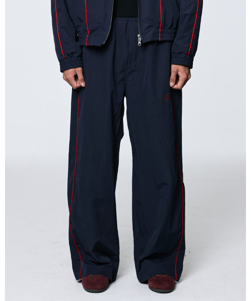 AAMBITION(アアンビション)の「ラインウーブントラックパンツ(ネイビー)(スウェットパンツ・メンズ・その他・1(M)/2(L))」の1枚目の写真