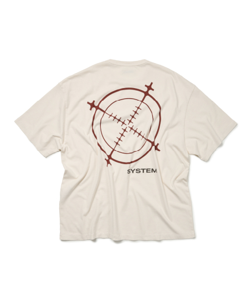 ETCE(イーティーシーイー)の「WASHED OPTICAL TEE (OFF WHITE)(Tシャツ/カットソー・メンズ・その他・MEDIUM/LARGE/X-LARGE)」の2枚目の写真