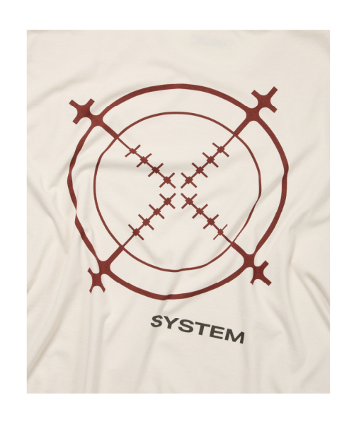 ETCE(イーティーシーイー)の「WASHED OPTICAL TEE (OFF WHITE)(Tシャツ/カットソー・メンズ・その他・MEDIUM/LARGE/X-LARGE)」の5枚目の写真
