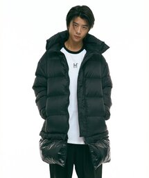 HYII（ハイトゥ）の「ディタッチャブルマフラーオーバーサイズダウンジャケット[ブラック]（ダウンジャケット/コート）」