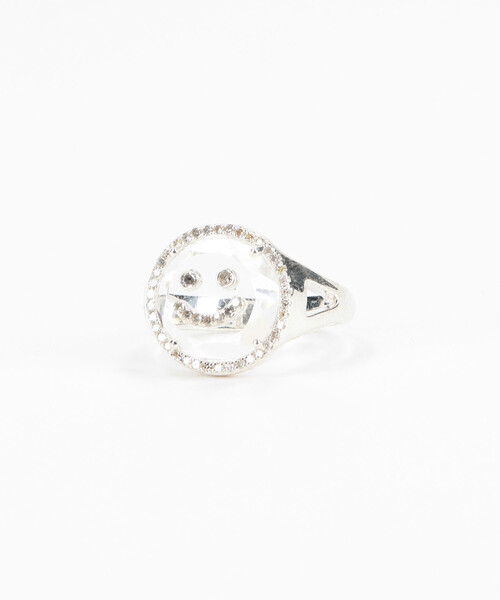 FREAK'S STORE(フリークスストア)の「Crystal smile ring/クリスタルスマイルリング(リング・レディース・シルバー・11/#6)」の1枚目の写真