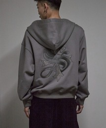SUPPLIER | SUPPLIER/サプライヤー Cross Zip Hoodie V2 ラインストーン シグネチャーロゴ ジップフーディー(パーカー)
