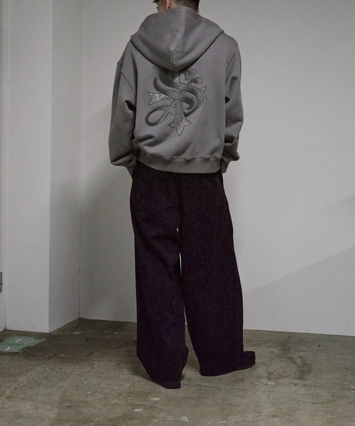 SUPPLIER/サプライヤー Cross Zip Hoodie V2 ラインストーン