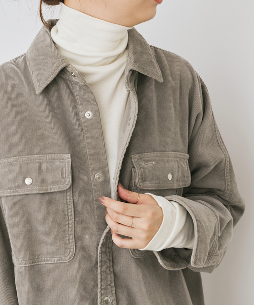 Spick & Span（スピックアンドスパン）の「《WEB限定カラー有り / 追加2》ハイネックプルオーバー（Tシャツ/カットソー・レディース・レッド/ホワイト/スミクロ・FREE）」の14枚目の写真