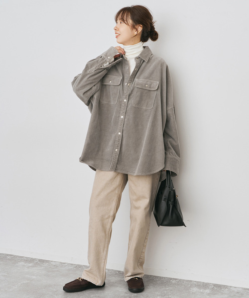 Spick & Span（スピックアンドスパン）の「《WEB限定カラー有り / 追加2》ハイネックプルオーバー（Tシャツ/カットソー・レディース・レッド/ホワイト/スミクロ・FREE）」の15枚目の写真