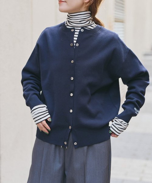 Spick & Span（スピックアンドスパン）の「《WEB限定カラー有り / 追加2》ハイネックプルオーバー（Tシャツ/カットソー・レディース・レッド/ホワイト/スミクロ・FREE）」の22枚目の写真