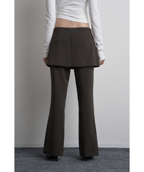 SYNERJYN(シナジン)の「UNBALANCED SKIRT PANTS LIGHT CHARCOAL(その他パンツ・レディース・その他・MEDIUM/SMALL)」の3枚目の写真