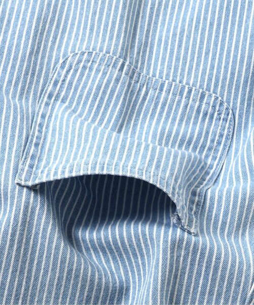 Boribon(ボリボン)の「ココデニムサロペット(サロペット/オーバーオール・キッズ・ストライプ/ネイビー・120/110/100/90/80/70)」の16枚目の写真