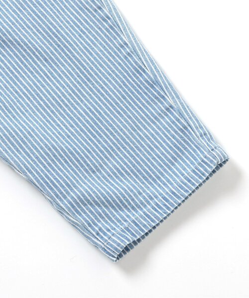 Boribon(ボリボン)の「ココデニムサロペット(サロペット/オーバーオール・キッズ・ストライプ/ネイビー・120/110/100/90/80/70)」の17枚目の写真