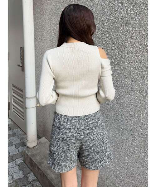 MURUA（ムルーア）の「ツイードショートパンツ（その他パンツ・レディース・ブラック/グレー・2/1）」の16枚目の写真