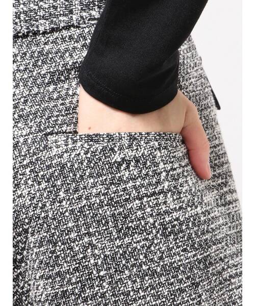 MURUA（ムルーア）の「ツイードショートパンツ（その他パンツ・レディース・ブラック/グレー・2/1）」の9枚目の写真