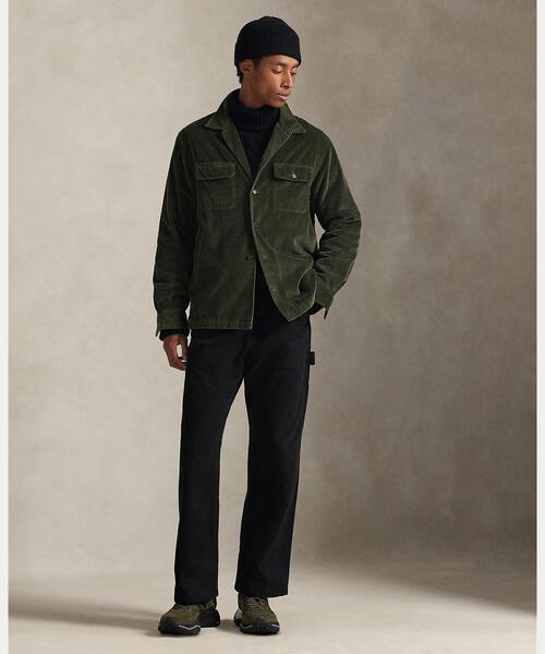 POLO RALPH LAUREN(ポロ ラルフ ローレン)の「コーデュロイ キャンプ オーバーシャツ(カバーオール・メンズ・グリーン・S/M/XS)」の3枚目の写真