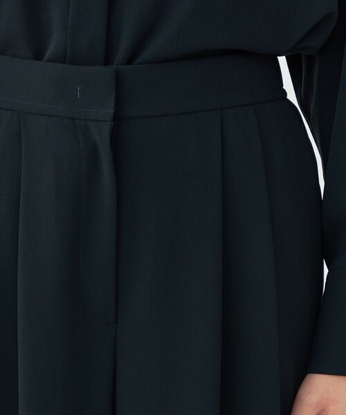 BALLSEY（ボールジィ）の「サンディジョーゼット タックワイドパンツ（その他パンツ・レディース・ネイビー/グリーン/ライトベージュ・36/34/32）」の8枚目の写真