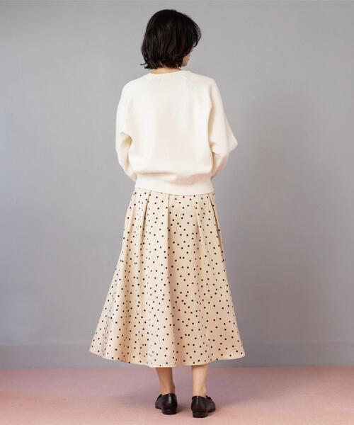 OPAQUE.CLIP（オペークドットクリップ）の「カラードットフレアスカート【洗濯機OK】（スカート・レディース・ネイビー系/ベージュ系その他3・42/38/40）」の12枚目の写真