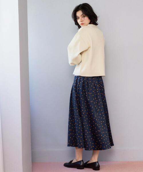 OPAQUE.CLIP（オペークドットクリップ）の「カラードットフレアスカート【洗濯機OK】（スカート・レディース・ネイビー系/ベージュ系その他3・42/38/40）」の17枚目の写真