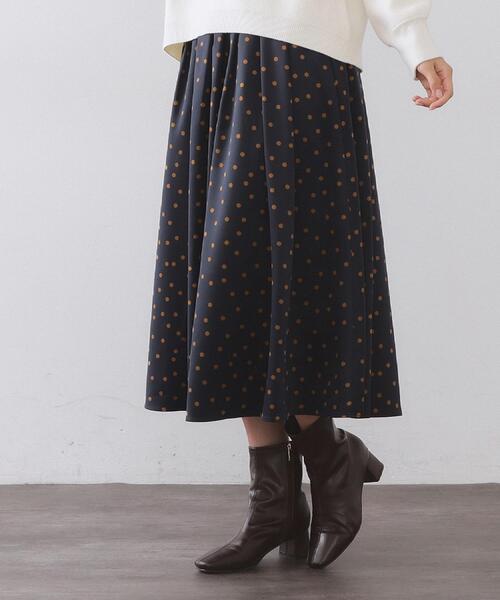 OPAQUE.CLIP（オペークドットクリップ）の「カラードットフレアスカート【洗濯機OK】（スカート・レディース・ネイビー系/ベージュ系その他3・42/38/40）」の22枚目の写真