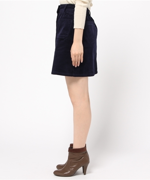 one after another NICE CLAUP（ワンアフターアナザーナイスクラップ）の「★【ナイスクラップ】コーデュロイスカート（スカート・レディース・ネイビー/アイボリー/サックスブルー/ブラウン・FREE）」の8枚目の写真