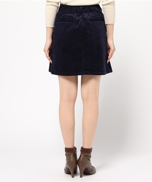 one after another NICE CLAUP（ワンアフターアナザーナイスクラップ）の「★【ナイスクラップ】コーデュロイスカート（スカート・レディース・ネイビー/アイボリー/サックスブルー/ブラウン・FREE）」の9枚目の写真