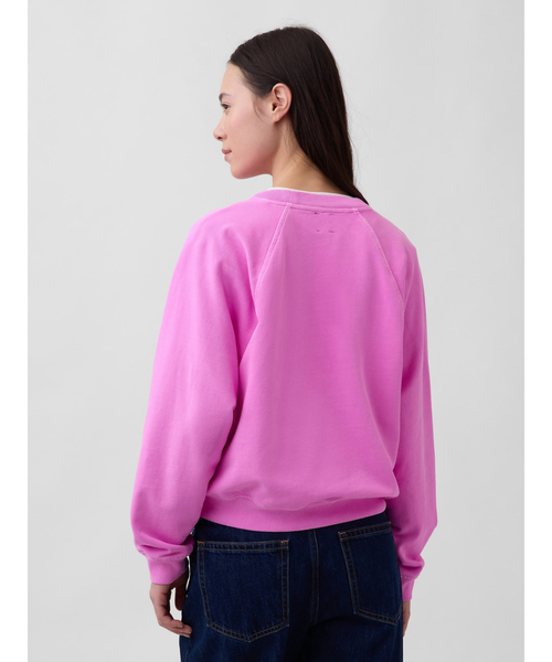 GAP(ギャップ)の「フレンチテリー ラグラン GAPロゴスウェットシャツ(スウェット・レディース・ブルー/グリーン/イエロー/ピンク・L/XS/S/M/XL/XXS)」の19枚目の写真