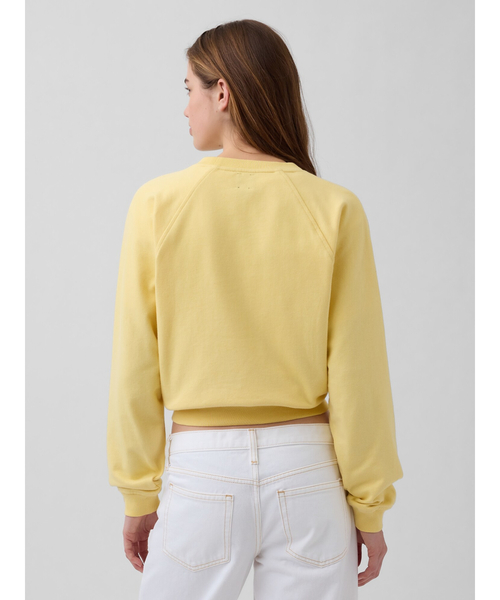 GAP(ギャップ)の「フレンチテリー ラグラン GAPロゴスウェットシャツ(スウェット・レディース・ブルー/グリーン/イエロー/ピンク・L/XS/S/M/XL/XXS)」の20枚目の写真