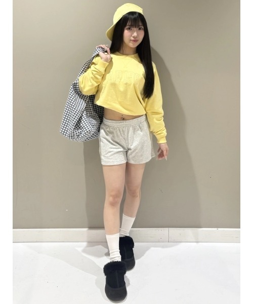 GAP(ギャップ)の「フレンチテリー ラグラン GAPロゴスウェットシャツ(スウェット・レディース・ブルー/グリーン/イエロー/ピンク・L/XS/S/M/XL/XXS)」の10枚目の写真