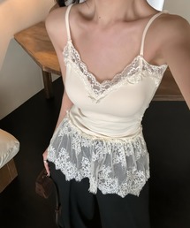 yuue' ( wear )（ユーイ）の「カップ付きレースヘムキャミソール（キャミソール）」