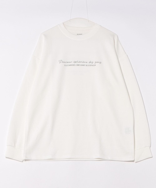 8(eight)(エイト)の「ワイドシルエットメッセージロゴクルー(スウェット・メンズ・ブラック/ホワイト・LARGE/MEDIUM)」の1枚目の写真
