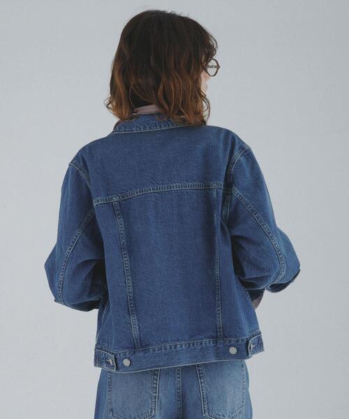 URBAN RESEARCH Sonny Label（アーバンリサーチサニーレーベル）の「オーセンティックデニムショートジャケット（デニムジャケット・レディース・ライトインディゴブルー/インディゴブルー・FREE）」の7枚目の写真