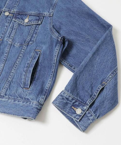 URBAN RESEARCH Sonny Label（アーバンリサーチサニーレーベル）の「オーセンティックデニムショートジャケット（デニムジャケット・レディース・ライトインディゴブルー/インディゴブルー・FREE）」の12枚目の写真