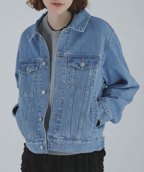 URBAN RESEARCH Sonny Label（アーバンリサーチサニーレーベル）の「オーセンティックデニムショートジャケット（デニムジャケット・レディース・ライトインディゴブルー/インディゴブルー・FREE）」の17枚目の写真