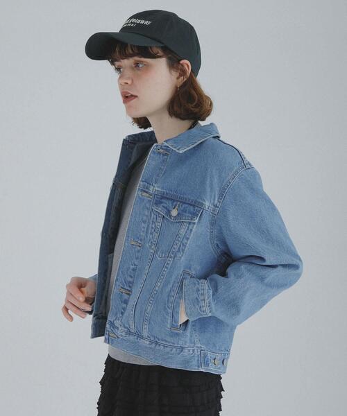 URBAN RESEARCH Sonny Label（アーバンリサーチサニーレーベル）の「オーセンティックデニムショートジャケット（デニムジャケット・レディース・ライトインディゴブルー/インディゴブルー・FREE）」の19枚目の写真