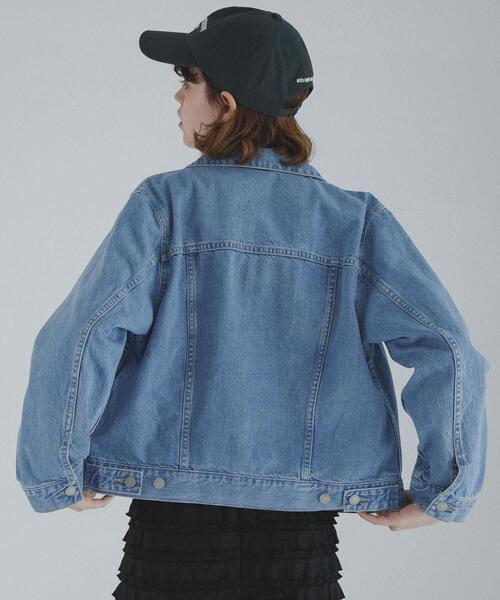 URBAN RESEARCH Sonny Label（アーバンリサーチサニーレーベル）の「オーセンティックデニムショートジャケット（デニムジャケット・レディース・ライトインディゴブルー/インディゴブルー・FREE）」の20枚目の写真