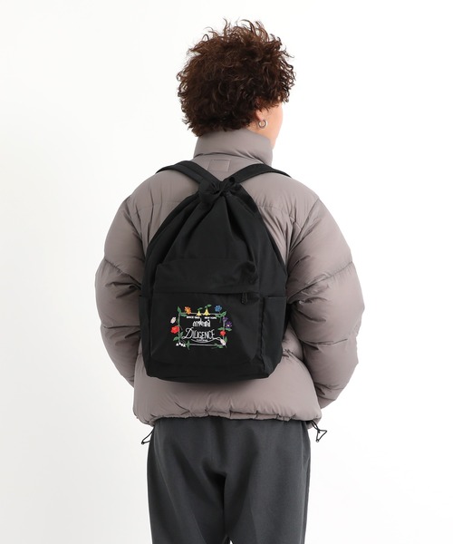 Manhattan Portage（マンハッタンポーテージ）の「CORLEARS HOOK BACKPACK COMBED COTTON GABARDINE DPL（バックパック/リュック・レディース・ブラック・MEDIUM）」の16枚目の写真