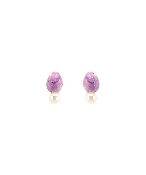 CERABONITO(セラボニート)の「水滴セラミックパールドロップイヤリング(ピンク)(ピアス(両耳用)・レディース・ピンク・FREE)」の1枚目の写真