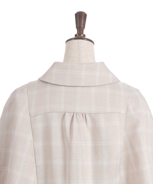 axes femme POETIQUE（アクシーズファムポエティック）の「リボンビット付きケープジャケット（テーラードジャケット・レディース・ブラック/ベージュ/ミント・MEDIUM）」の13枚目の写真