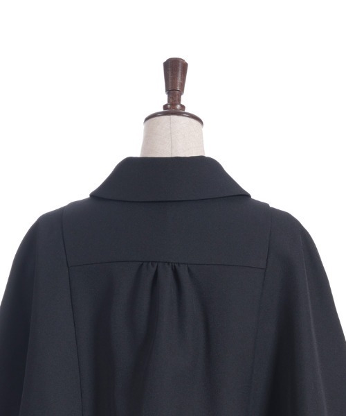 axes femme POETIQUE（アクシーズファムポエティック）の「リボンビット付きケープジャケット（テーラードジャケット・レディース・ブラック/ベージュ/ミント・MEDIUM）」の21枚目の写真