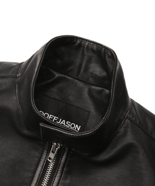 DOFFJASON(ドフジェーソン)の「ウォッシングレザーランバージャックハリントンボマー(ライダースジャケット・メンズ・その他・L/XL/M)」の5枚目の写真