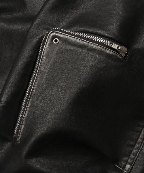 DOFFJASON(ドフジェーソン)の「ウォッシングレザーランバージャックハリントンボマー(ライダースジャケット・メンズ・その他・L/XL/M)」の8枚目の写真