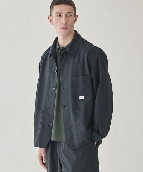 DANTON（ダントン）の「DANTON | リップストップ カバーオール MEN（カバーオール・メンズ・ブラック/ネイビー・44/42/40）」の9枚目の写真