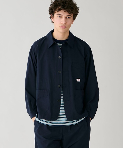 DANTON（ダントン）の「DANTON | リップストップ カバーオール MEN（カバーオール・メンズ・ブラック/ネイビー・44/42/40）」の2枚目の写真