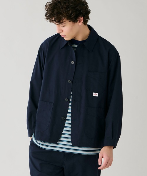 DANTON（ダントン）の「DANTON | リップストップ カバーオール MEN（カバーオール・メンズ・ブラック/ネイビー・44/42/40）」の4枚目の写真